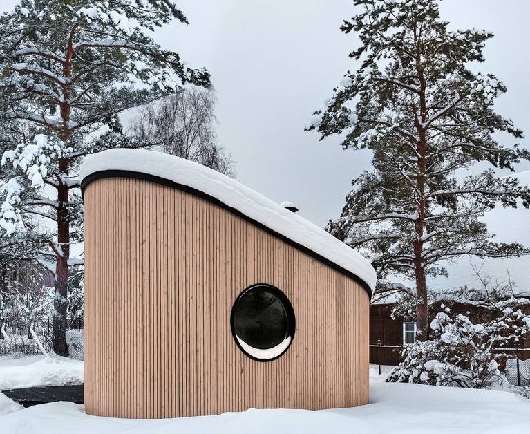 Finnish grill tiny house
