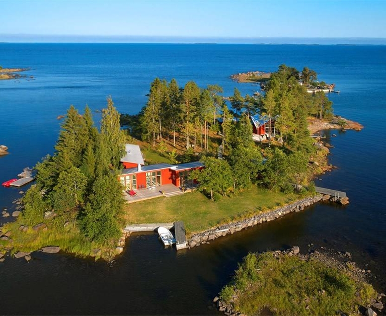 Unique home on an island