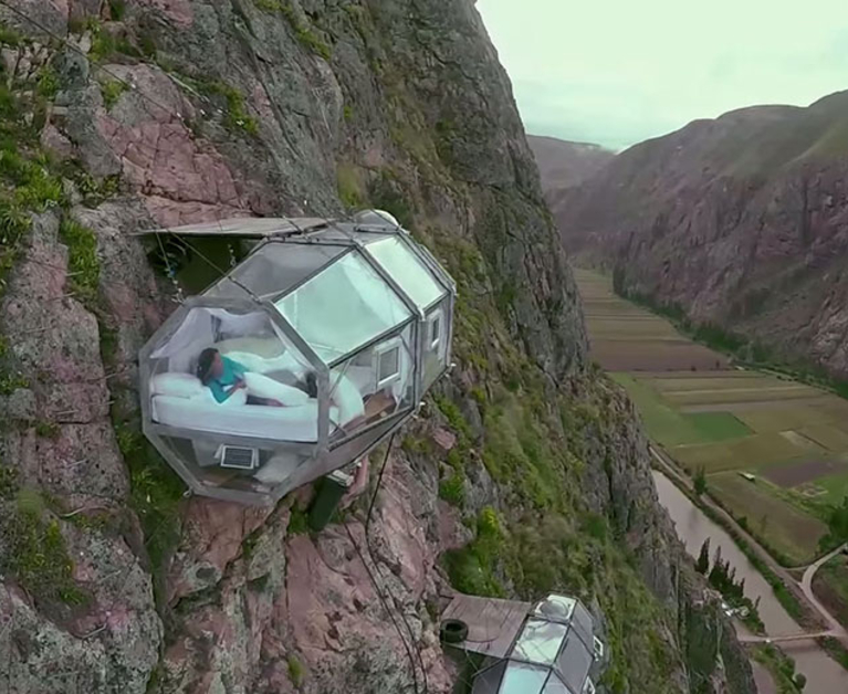 Sleeping Capsules in the Peruvian Andes!