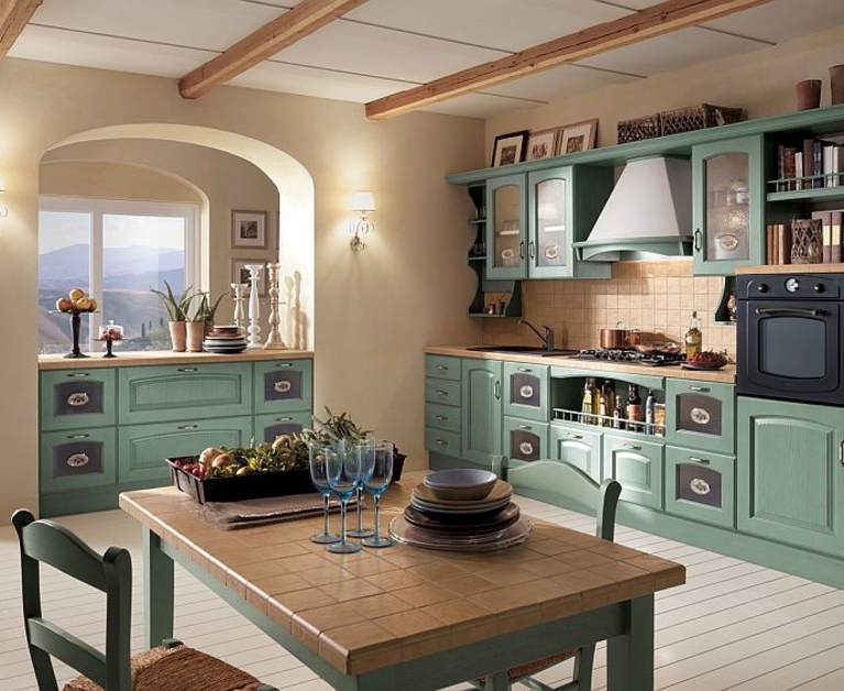 Dreamy Italian Kitchens laced with traditional charm
