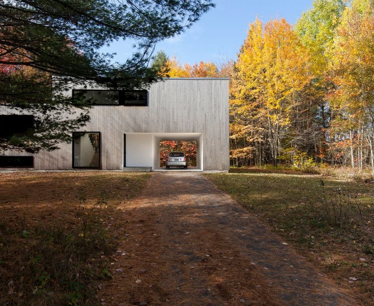 A bungalow converted into a modern home