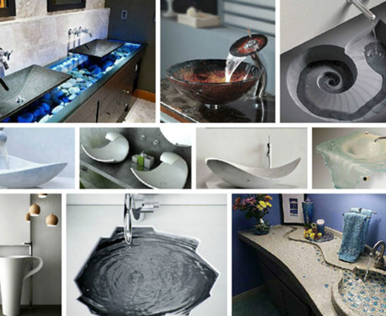 Impressive and unusual bathroom sinks