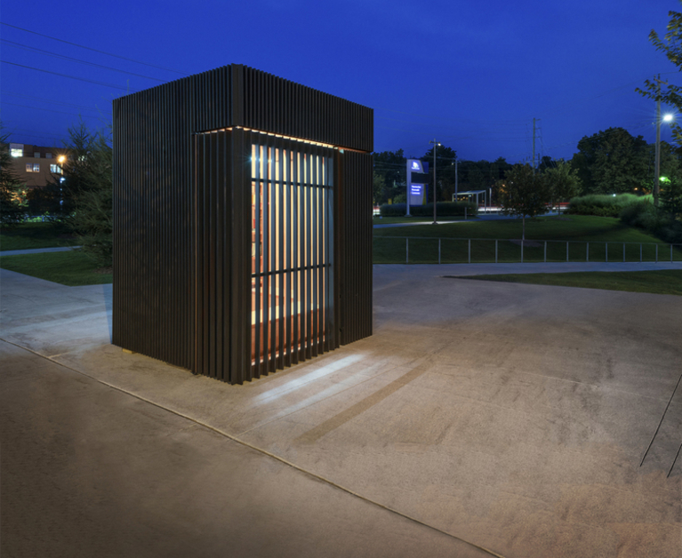 A tiny lending library in Ontario