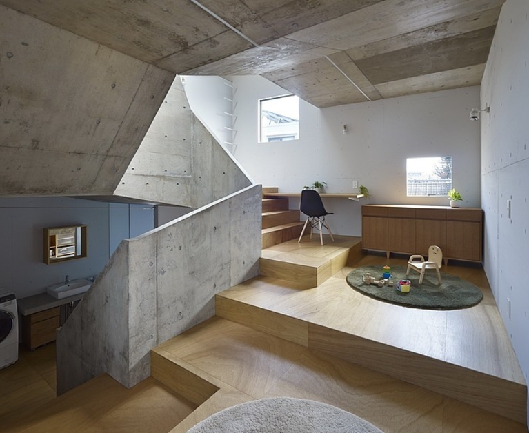 A minimalistic concrete residence