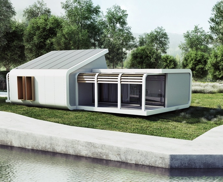 The first modular prefab house in Greece