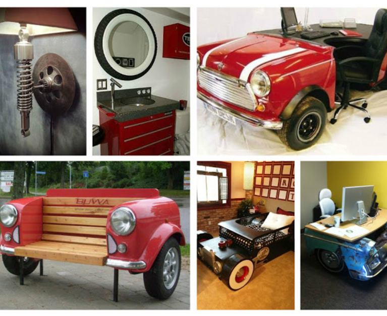 Car parts to decorate your house