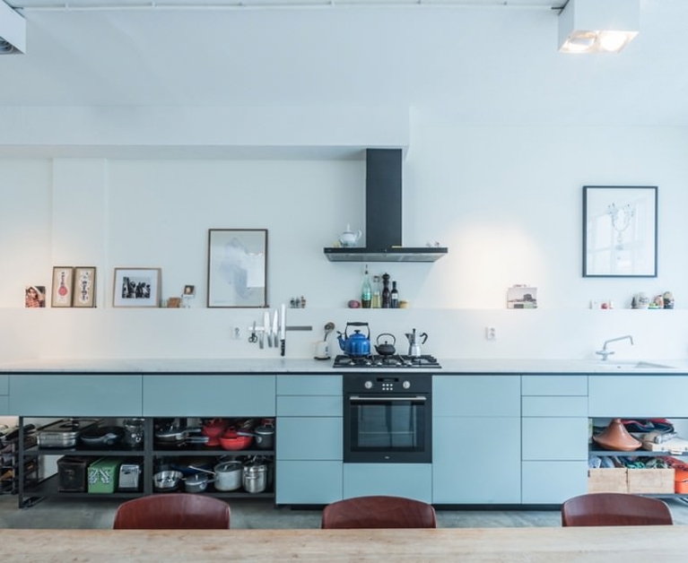 Industrial garage in Amsterdam