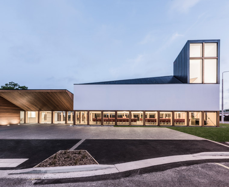 A modern church in New Zealand