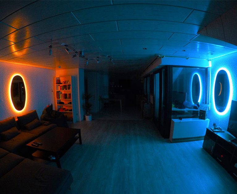 Mirrors that create a special atmosphere