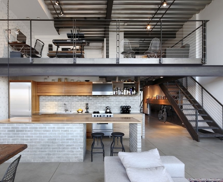 Βιομηχανικό loft στο Seattle