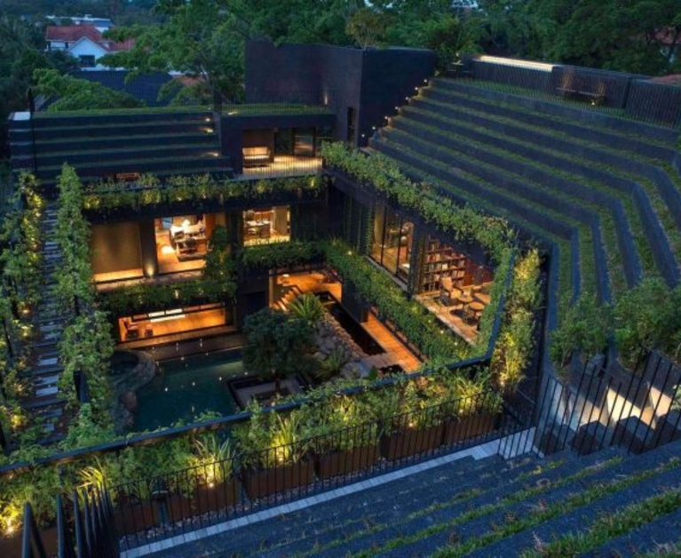 A cool tropical house in Singapore