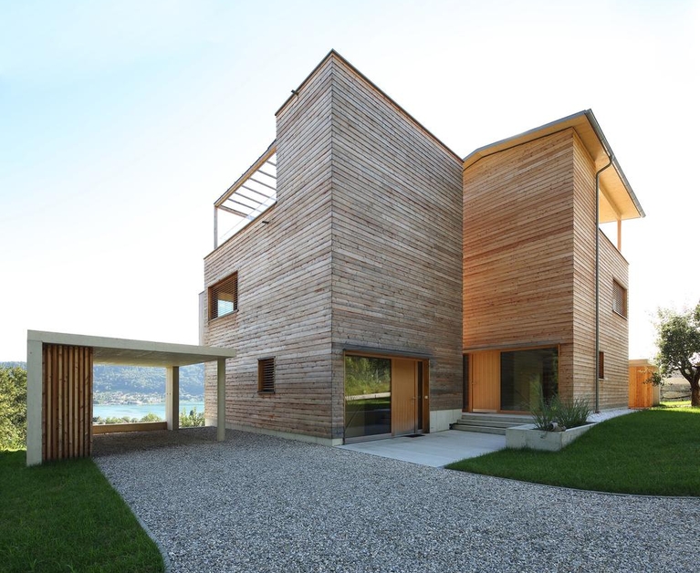 Two Wooden Towers