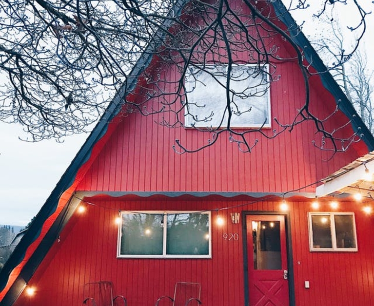 Α-frame home in Oregon