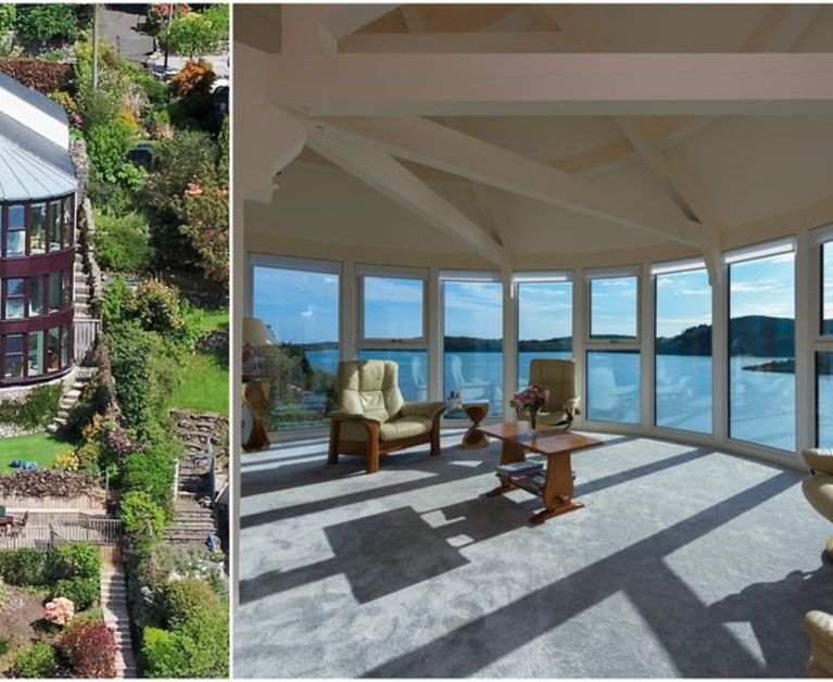 Scottish home with impressive sun room