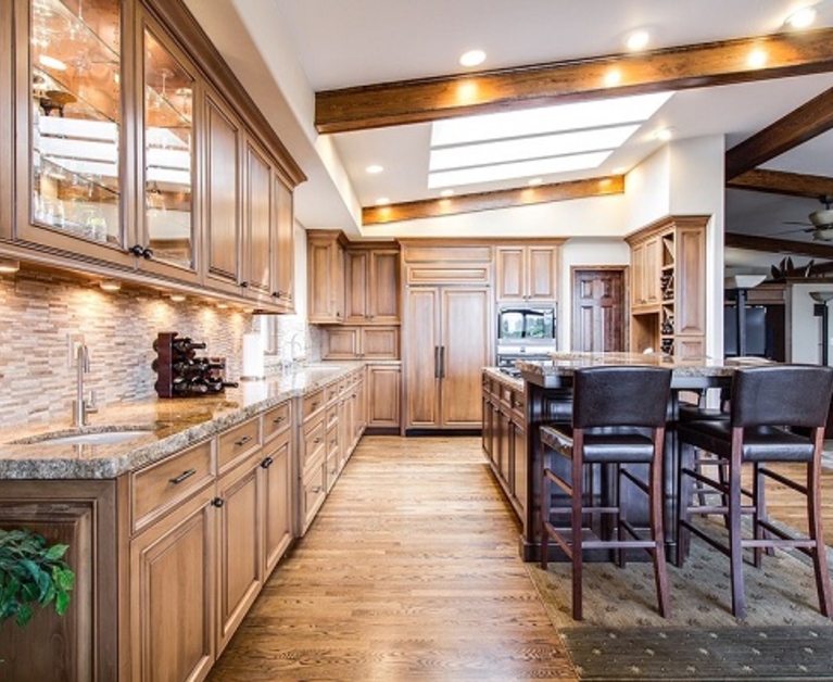 Lights on the kitchen!