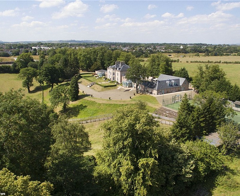 18th century luxury home in Glasgow