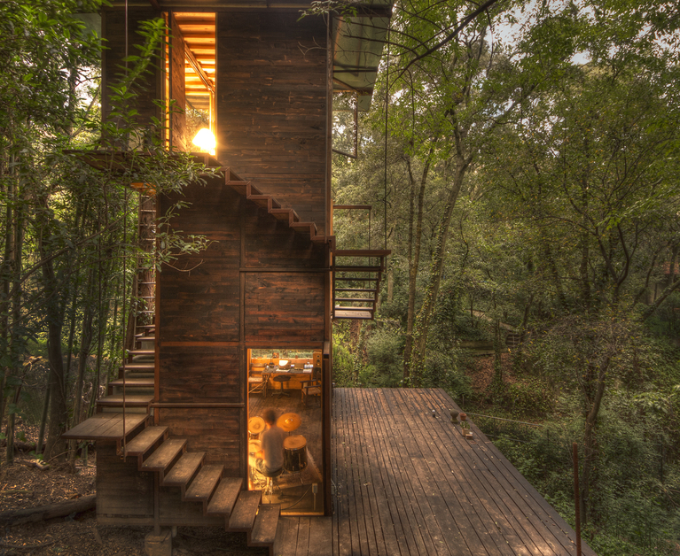 Floating house in Mexico