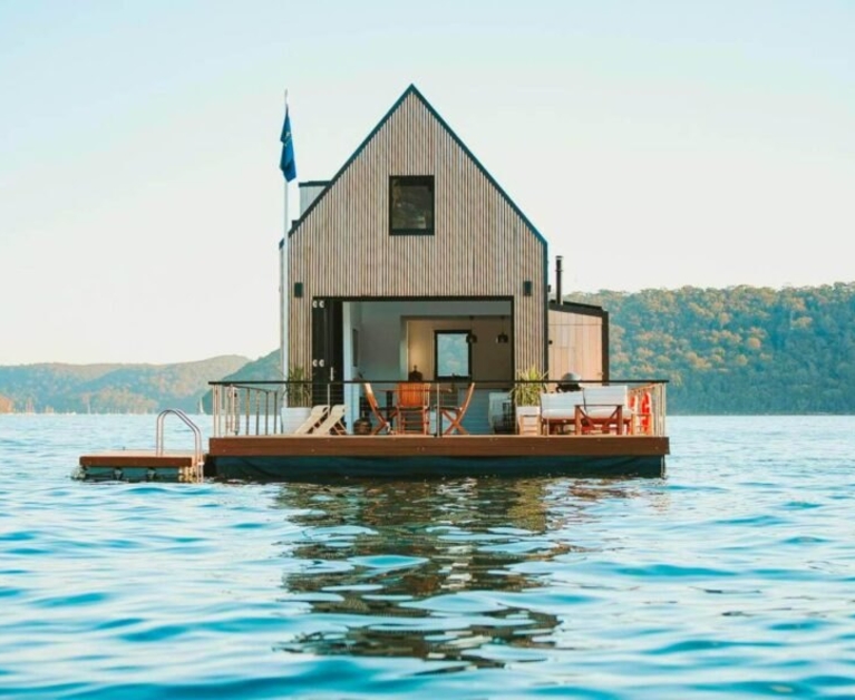 Incredible floating villa