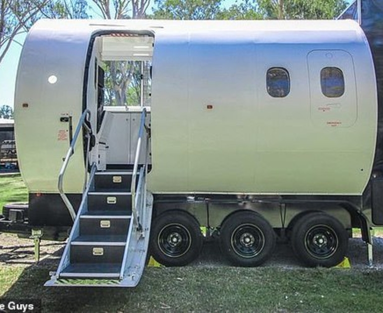 Tiny home made from a plane