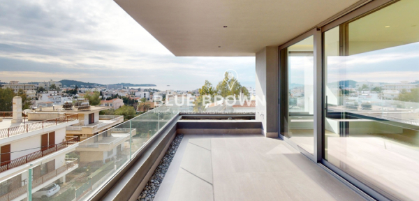 Luxury penthouse with amazing sea view in Voula