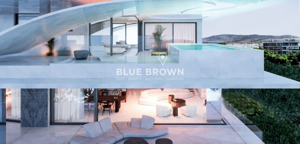 Athenian Riviera - luxury minimal architectural penthouse with pool, in the heart of Glyfada