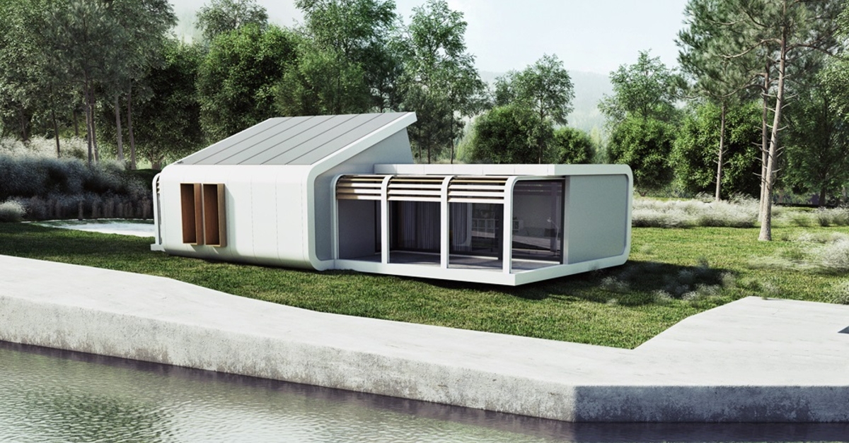 The first modular prefab house in Greece Blog Blue Brown